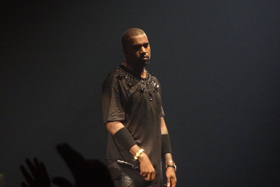 Kanye West sur scène, 2012