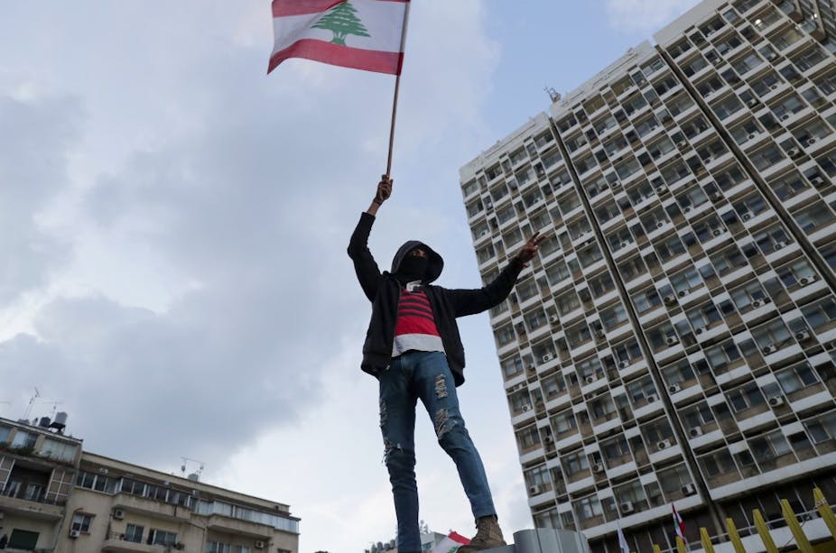 Manifestations à Beyrouth janvier 2020