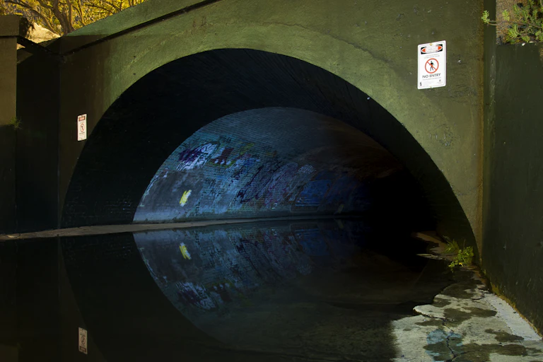 A drain on the Yarra River in South Yarra
