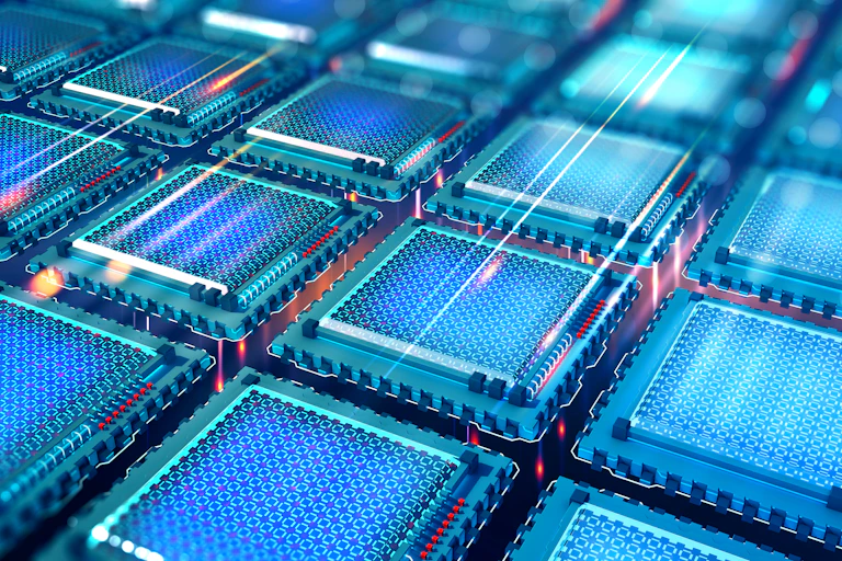 Picture of a futuristic Central Processing Unit.