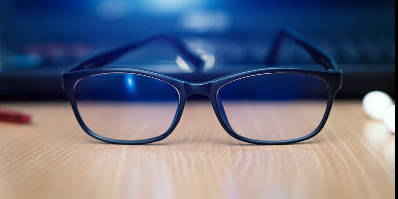 There's no evidence that blue-light blocking glasses help with sleep