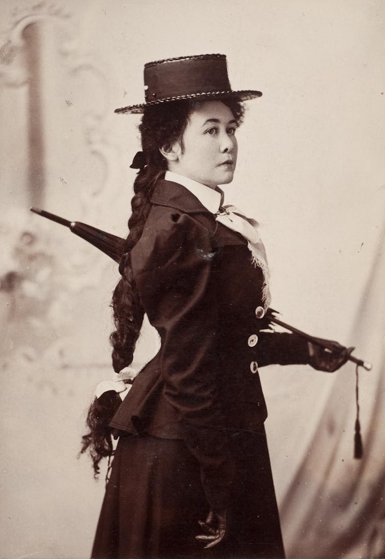 Stella Maria Sarah Miles Franklin photographed in 1901. Wikimedia Commons