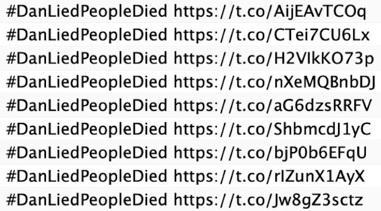 The story of #DanLiedPeopleDied: how a hashtag reveals Australia's 'information disorder' problem