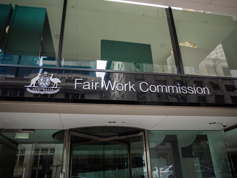 Front of Fair Work Commission building