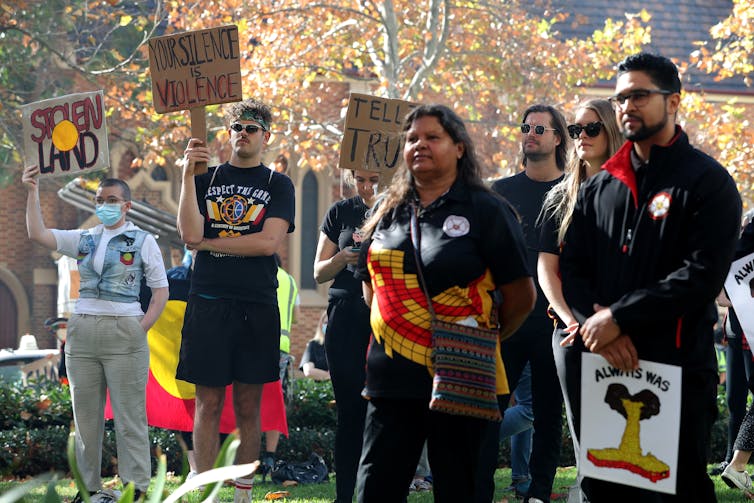 Protest over Rio Tinto caves destruction