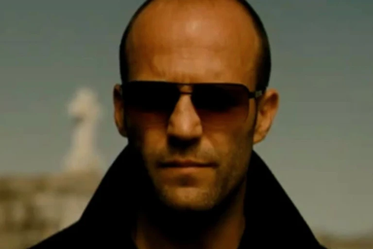 Jason Statham looking mean in The Mechanic