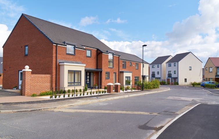 New residential houses