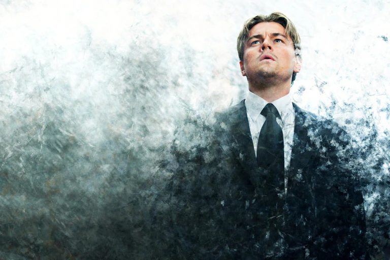 Movie still of Leonardo DiCaprio