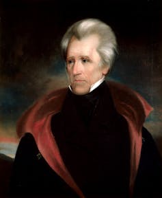 A painting of Andrew Jackson