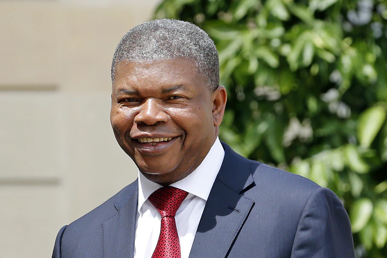 Head and shoulders of Joao Lourenco smiling