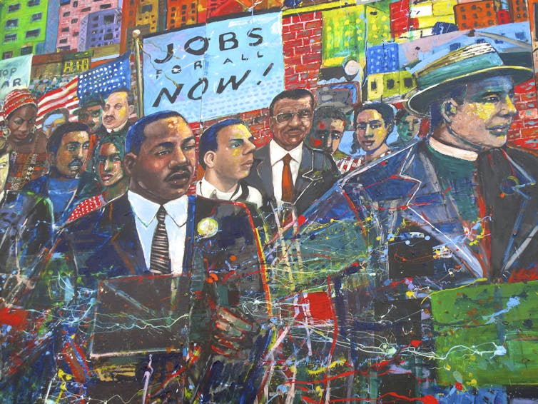 Martin Luther King, Jr. Memorial Mural.