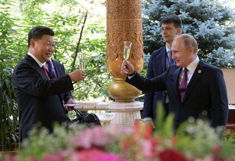 China's newfound intimacy with once-rival Russia
