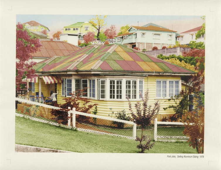 Colourful houses on a hill