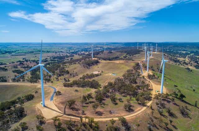 A wind farm in NSW