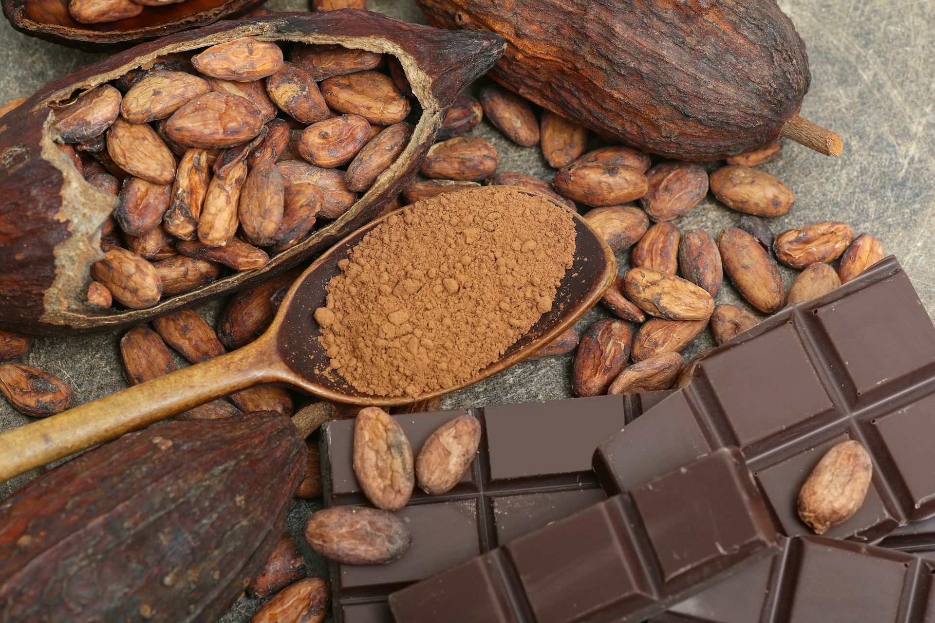 Cioccolato con semi di cacao