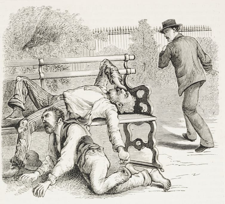 On the streets of New Orleans, the dying victims of the 1878 yellow fever epidemic.