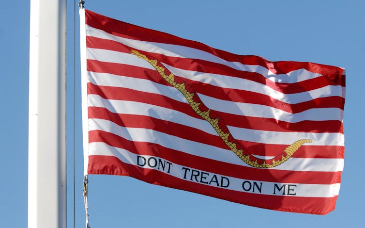 The flag known as the 'First Navy Jack'