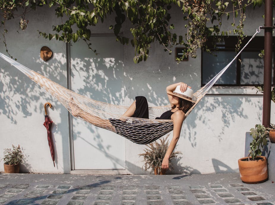 Is stretching out on a hammock better for you than sitting?
