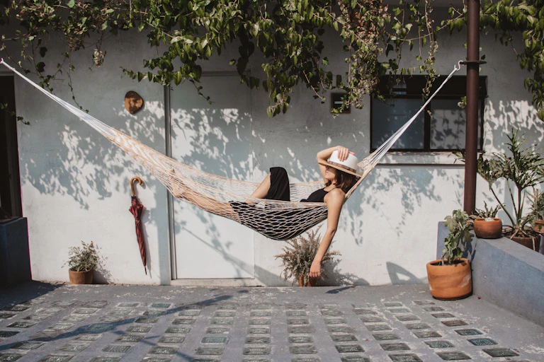 Is stretching out on a hammock better for you than sitting?