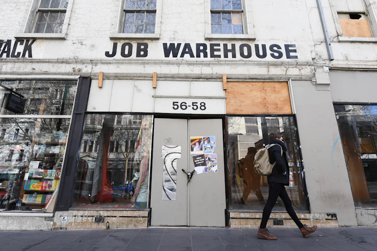 Closed shop in Melbourne