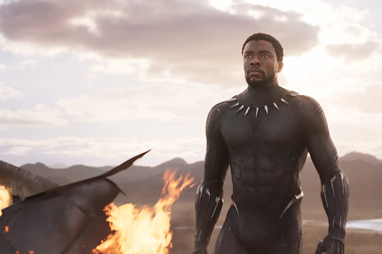 Black actor in body armour