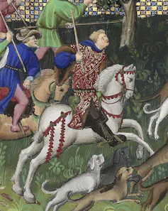 Miniature tirée du Livre de chasse