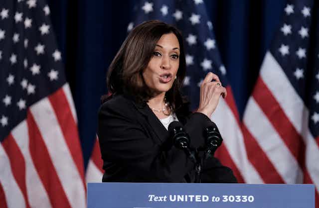 Kamala Harris, the Democratic Vice Presidential nominee.