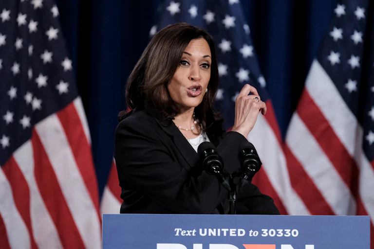 Kamala Harris, the Democratic Vice Presidential nominee.