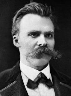 Nietzsche with a very impressive moustache.