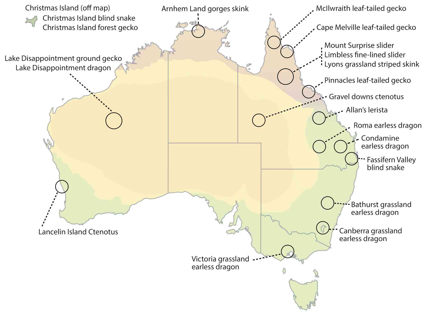 New research reveals these 20 Australian reptiles are set to disappear