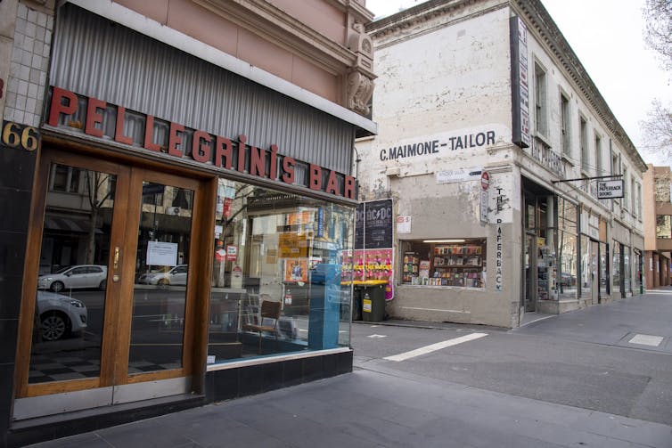 A closed shop in Melbourne