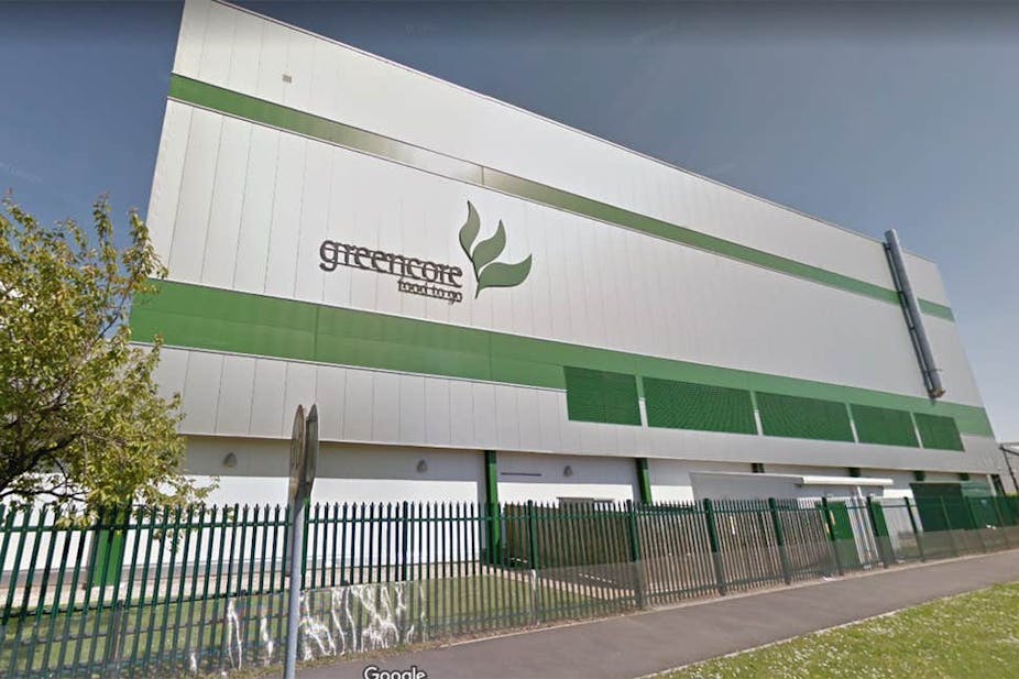 Outside of Greencore's Northampton factory.