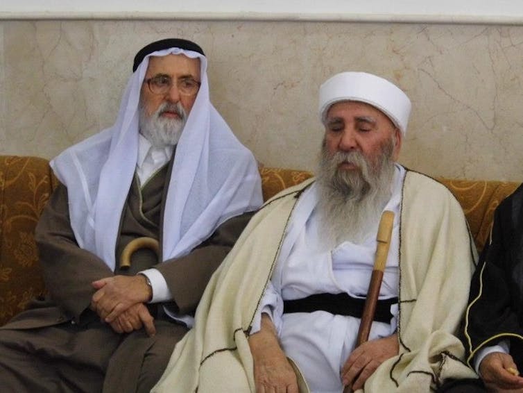 Deux chefs religieux yezidis