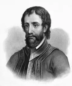 Portrait of explorer Hernando de Soto.