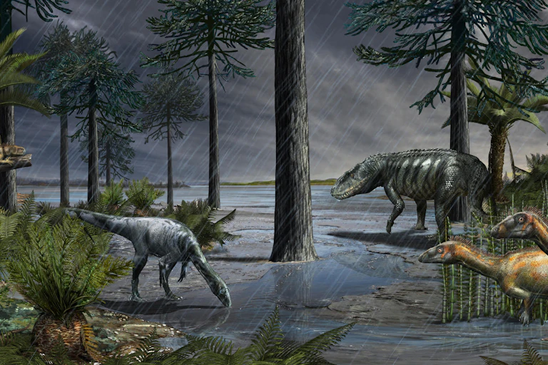 Illustration of dinosaurs