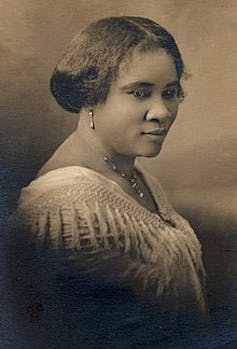 A historical photo of Madam C.J. Walker
