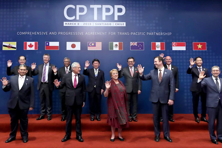 Signatories to Asia-Pacific trade agreement in 2018.