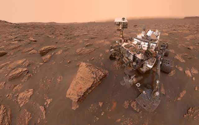 NASA's Curiosity Rover on Mars.