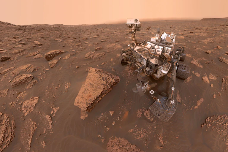 NASA's Curiosity Rover on Mars.