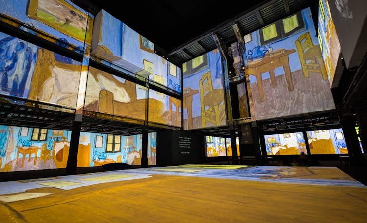 What does an 'unforgettable, multi-sensory experience' have to do with Vincent van Gogh?