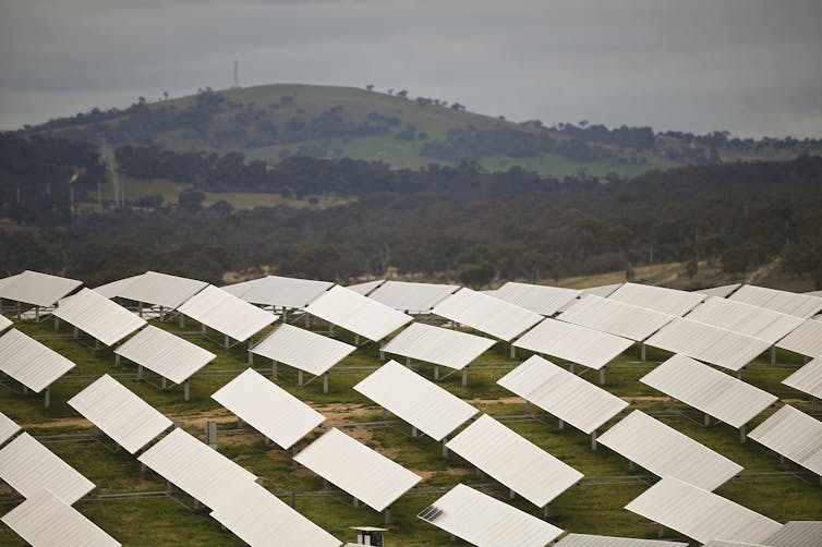 A solar farm