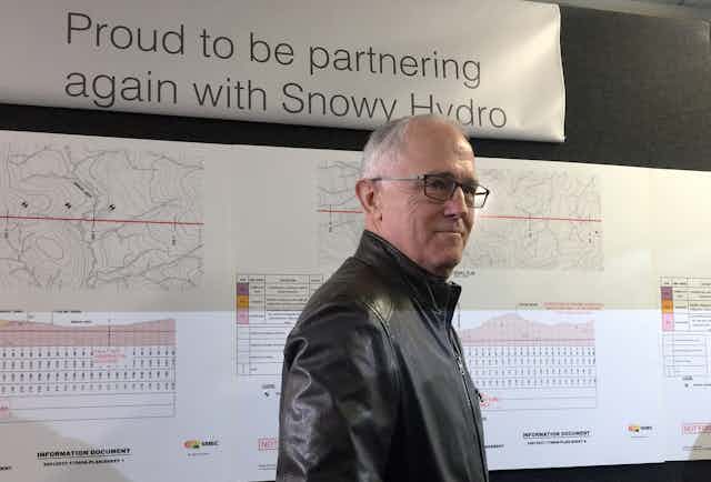 Malcolm Turnbull, at Snowy Hydro