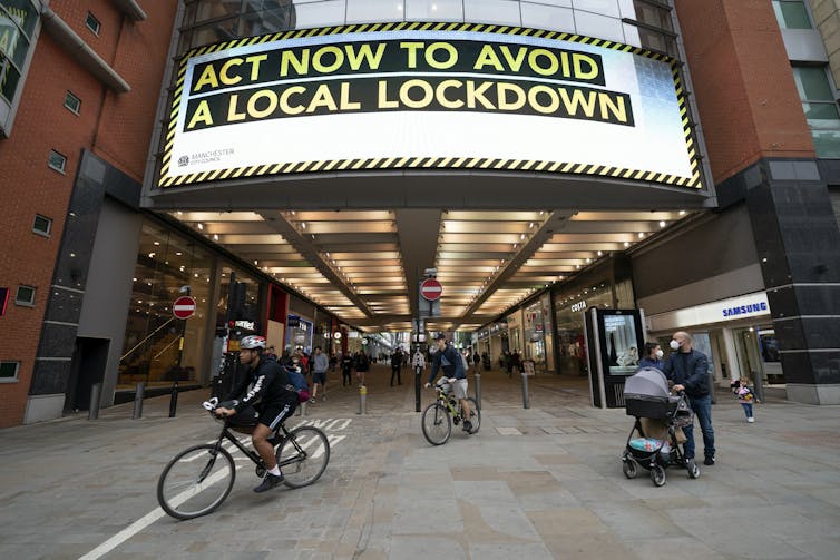 Sign, 'act now to avoid a lock lockdown'