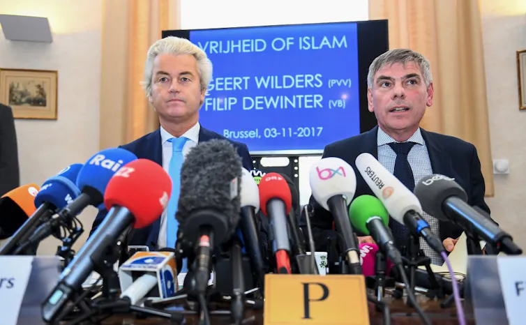 Geert Wilders et Filip Dewinter