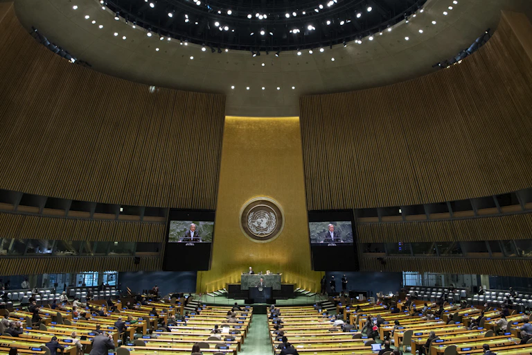 UN general assembly chamber