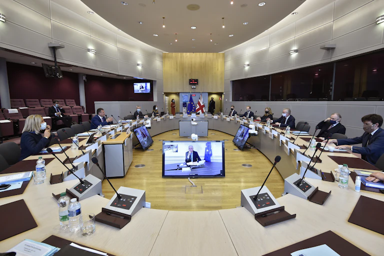 EU and UK officials negotiating over free trade agreement