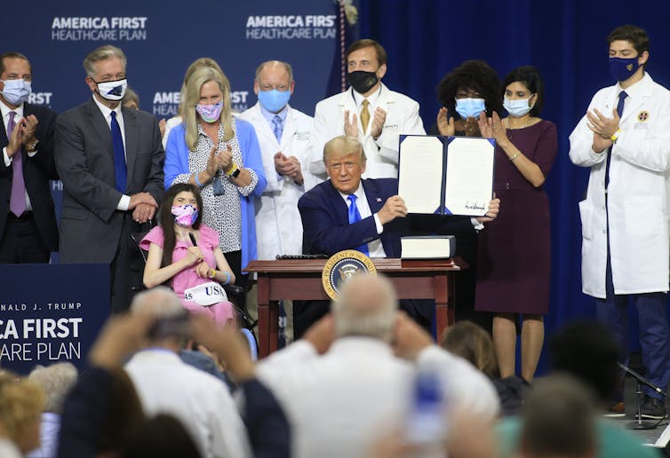 Trump health care executive order event