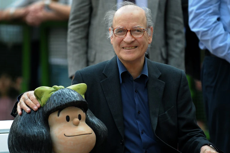 Argentine cartoonist Joaquin Salvador Lavado