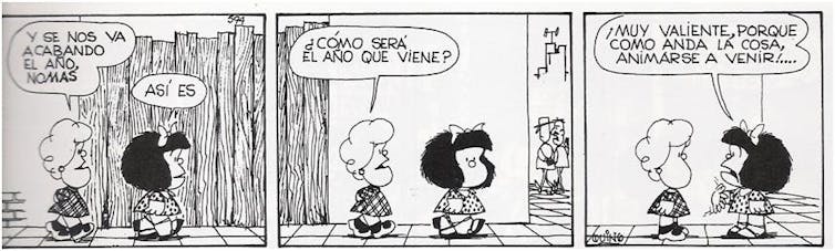 Mafalda y su amiga. Ana Arroyo/Flickr, CC BY