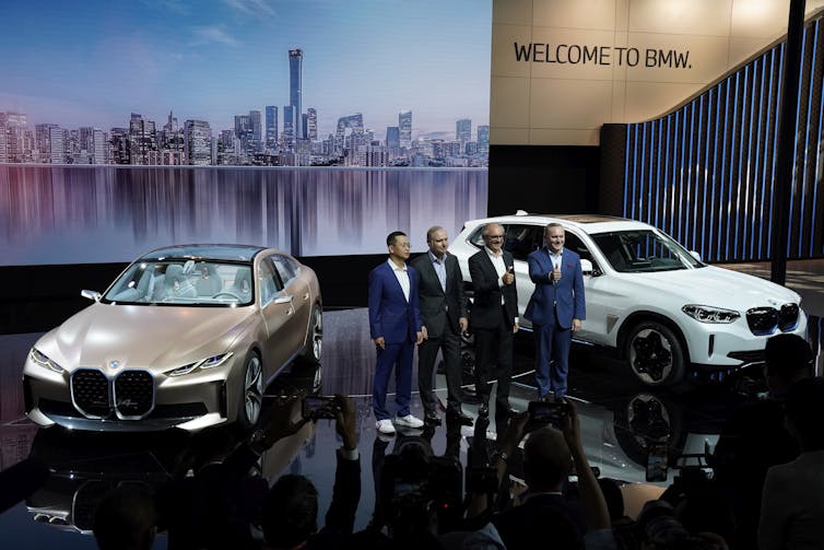 Ford, Nissan and BMW unveiled new electric cars and SUVs at the Auto China 2020 show in Beijing.